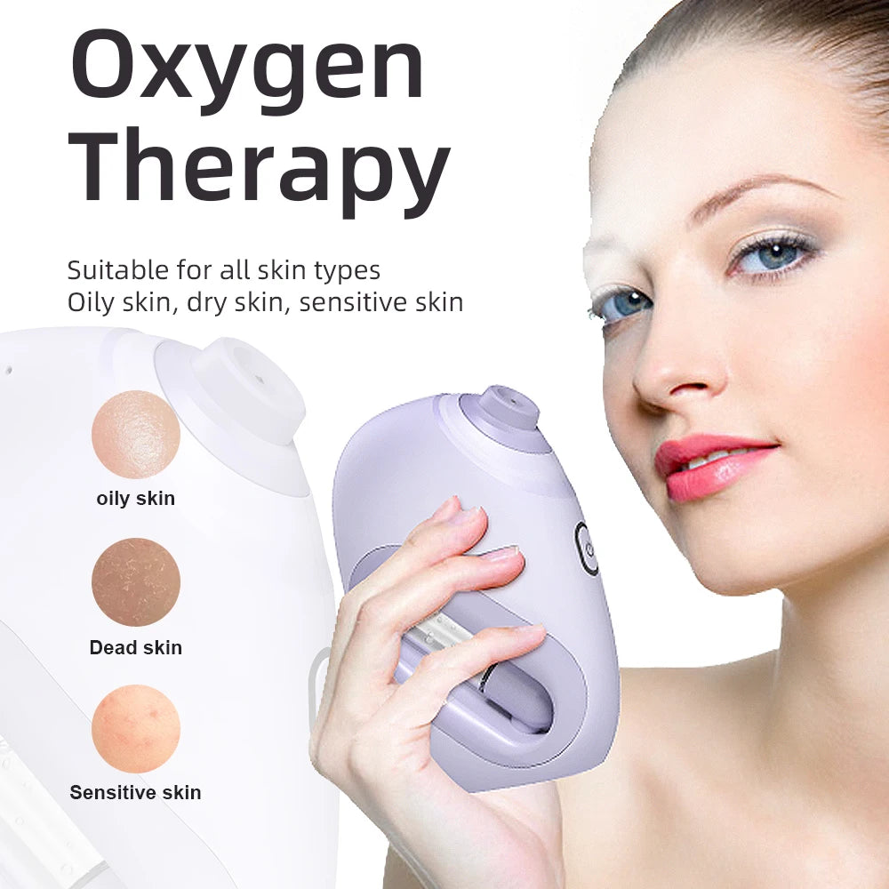 Nano Facial Sprayer Water Steamer Oxygen Injection Moisturizing Machine Handheld Spray Face Steamer Mist Skin Care Beauty
