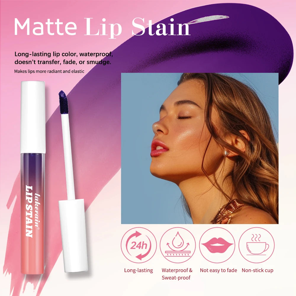 Blading Lip Stain Peel Off Masque Long Lasting Waterproof and Transfer Proof Nude Lip Tint Matte Finish Peel Off Lip Stain