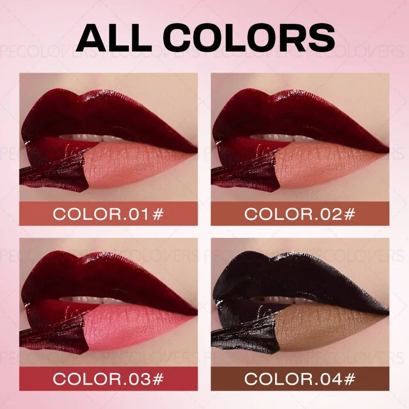1 Pc Tear Off Lipstick & Lip Liner, Peel Off Lip Gloss Tattoo, Custom Lip Lines, for All Types, Daily Lip Makeup, Perfect Gifts